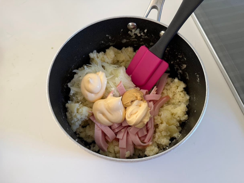 基本のポテトサラダ　完全に冷ます