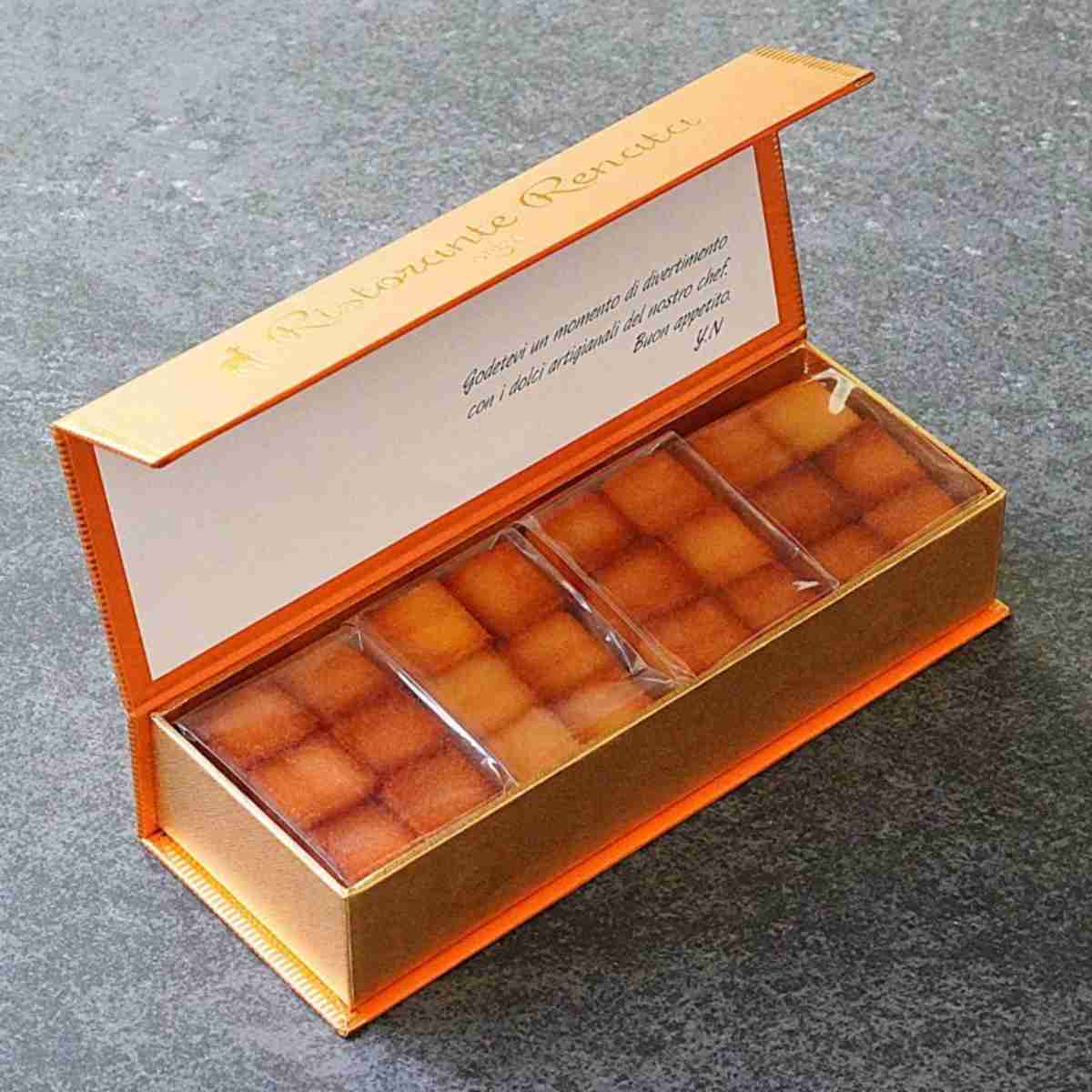 「瀬戸内レモンハニー」フィナンシェCUBEのギフトボックス