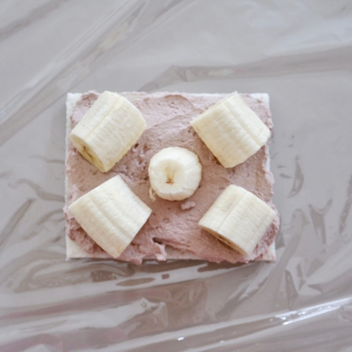 チョコバナナのフルーツサンド