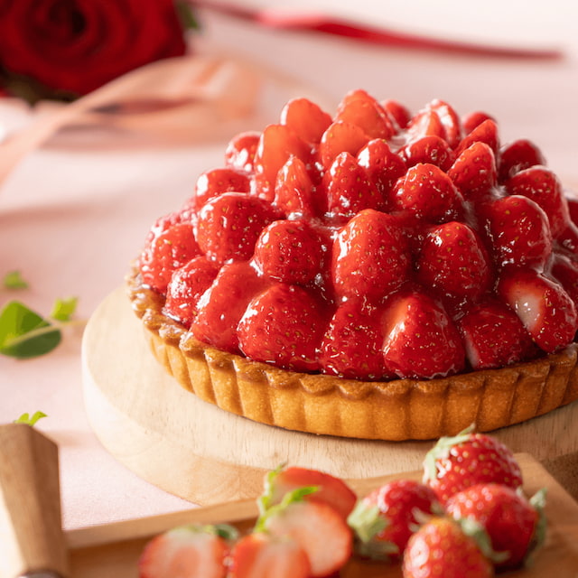 国産大豆タルト「長野県産いちご」