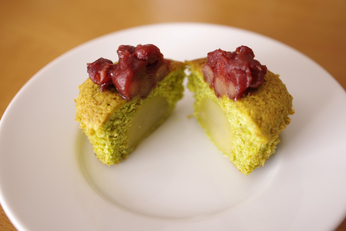 栗と抹茶とあずきのはちみつカップケーキ9