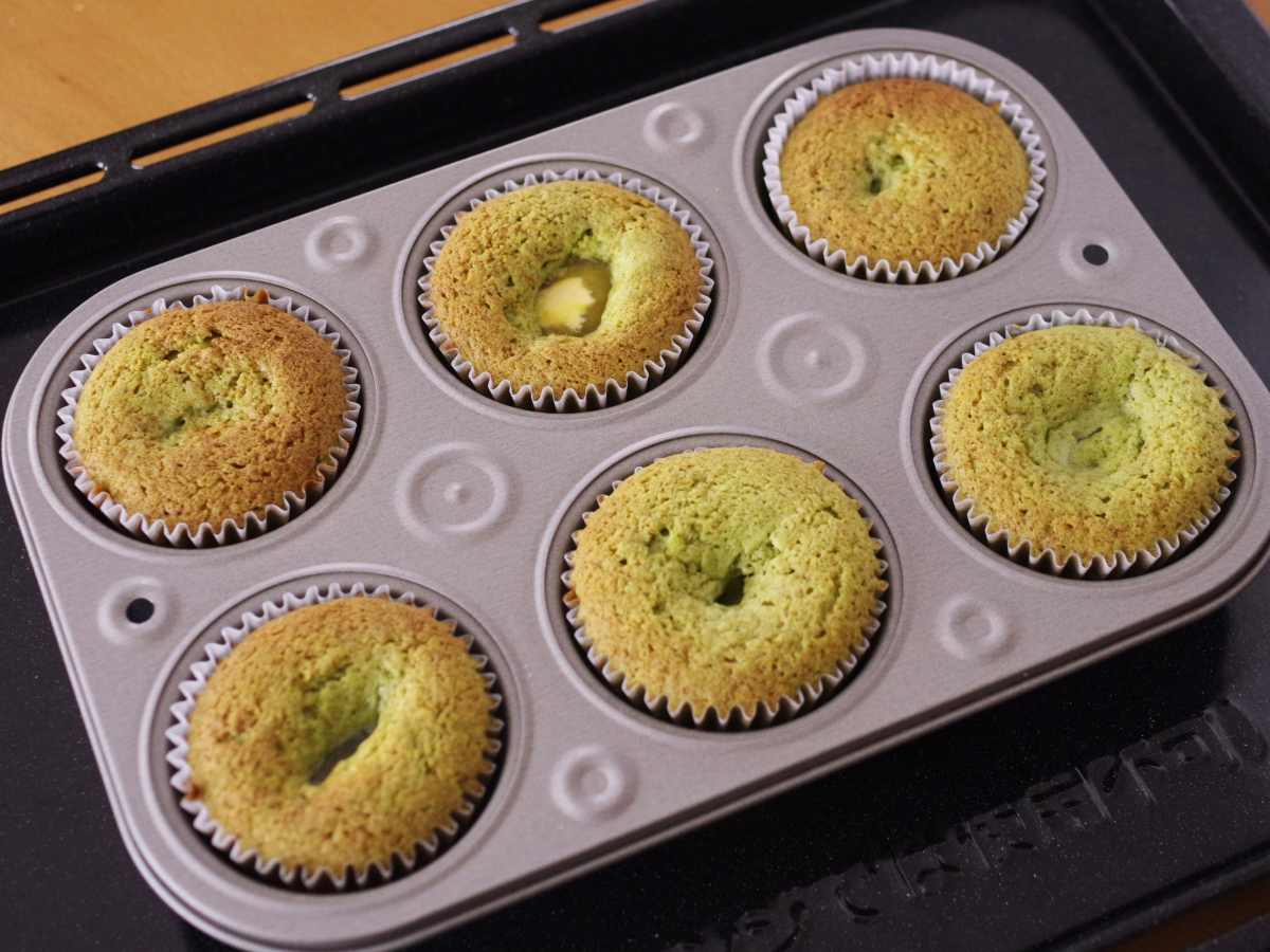 栗と抹茶とあずきのはちみつカップケーキ5