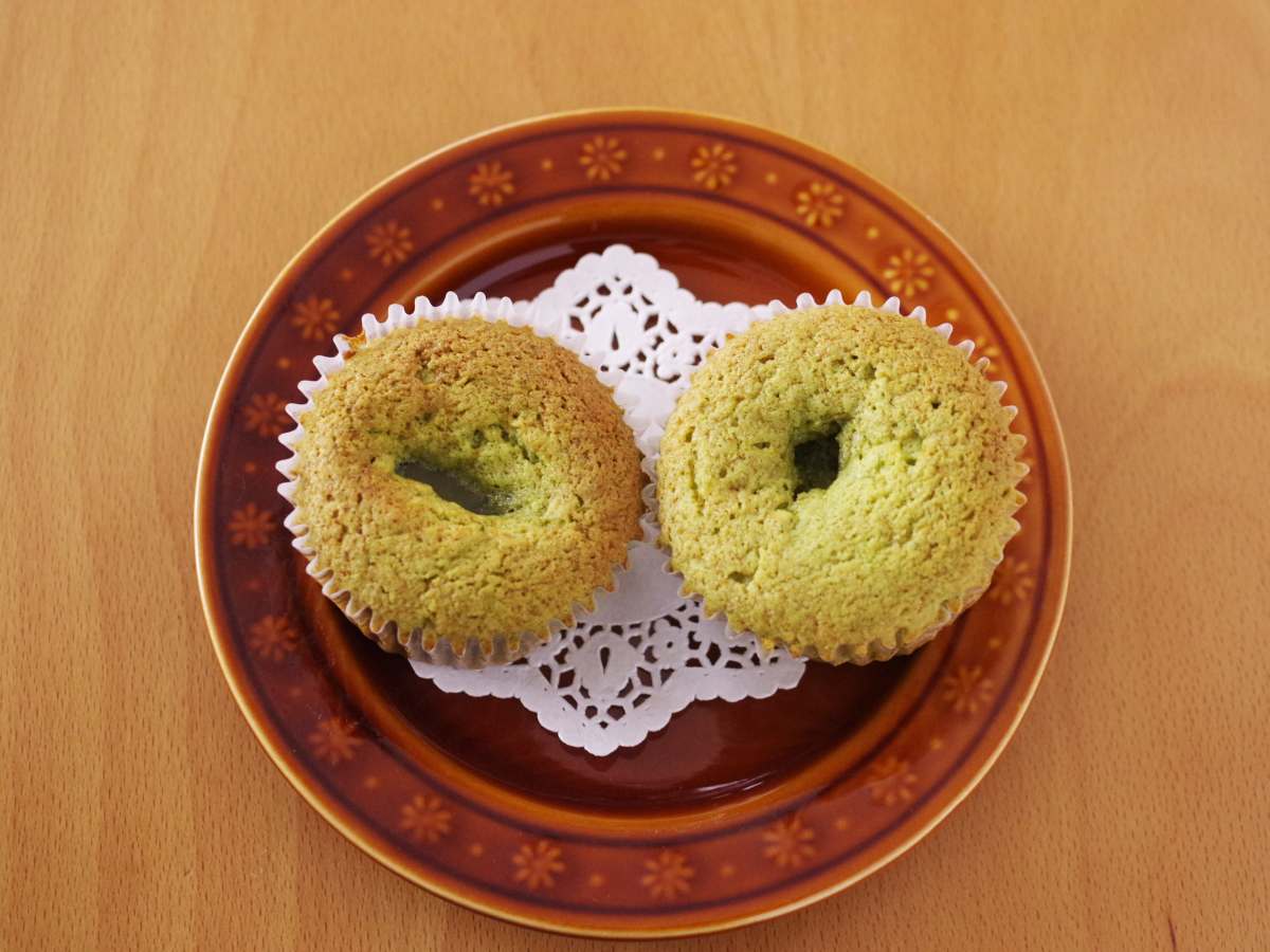 栗と抹茶とあずきのはちみつカップケーキ6