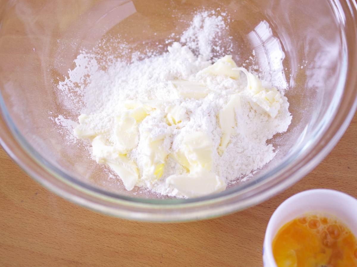 簡単「和の抹茶チーズタルト」レシピ01