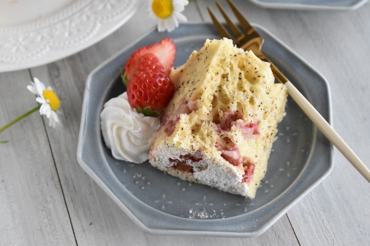 レンジシフォンケーキ