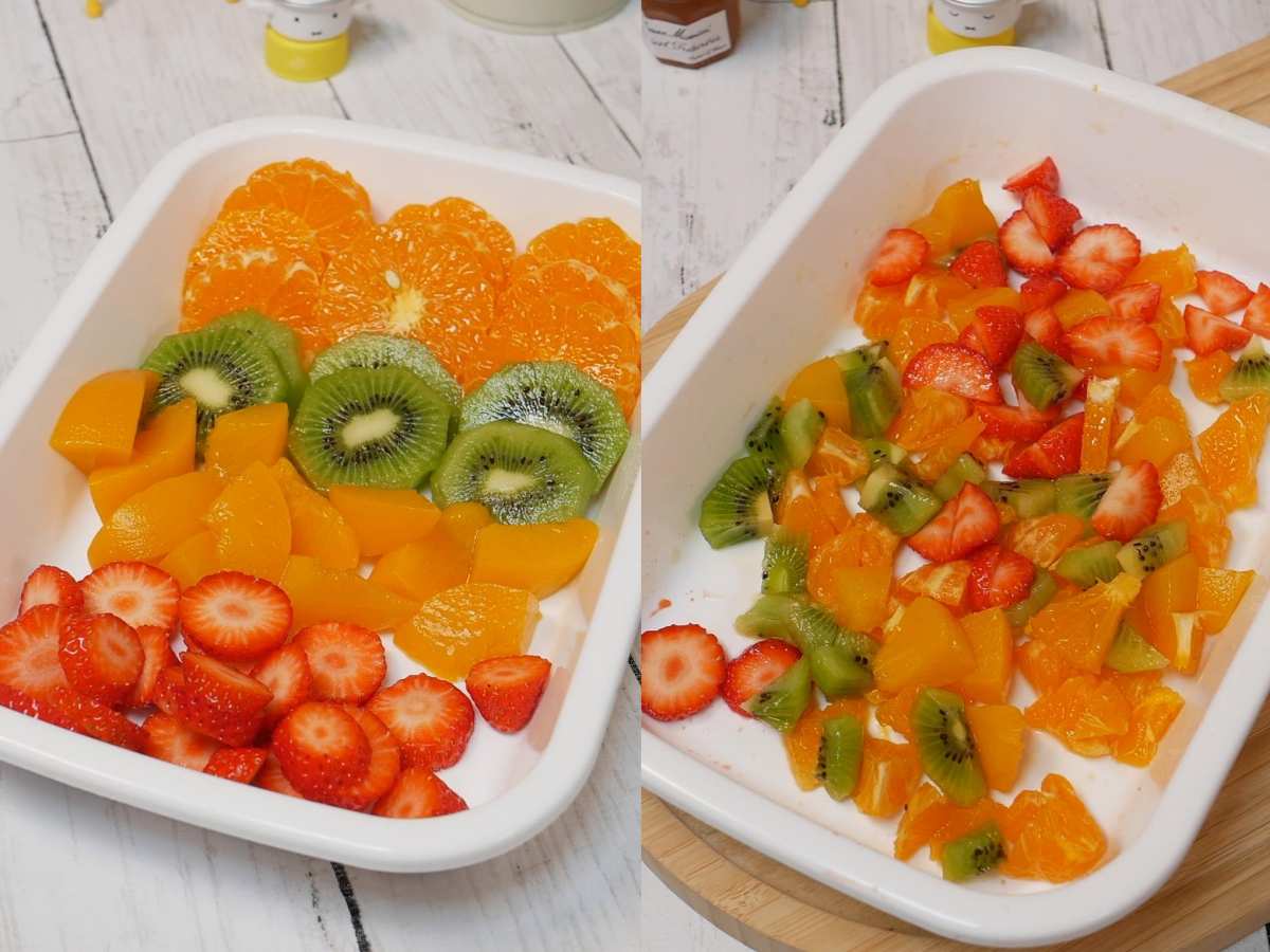 フルーツミルク寒天手順01