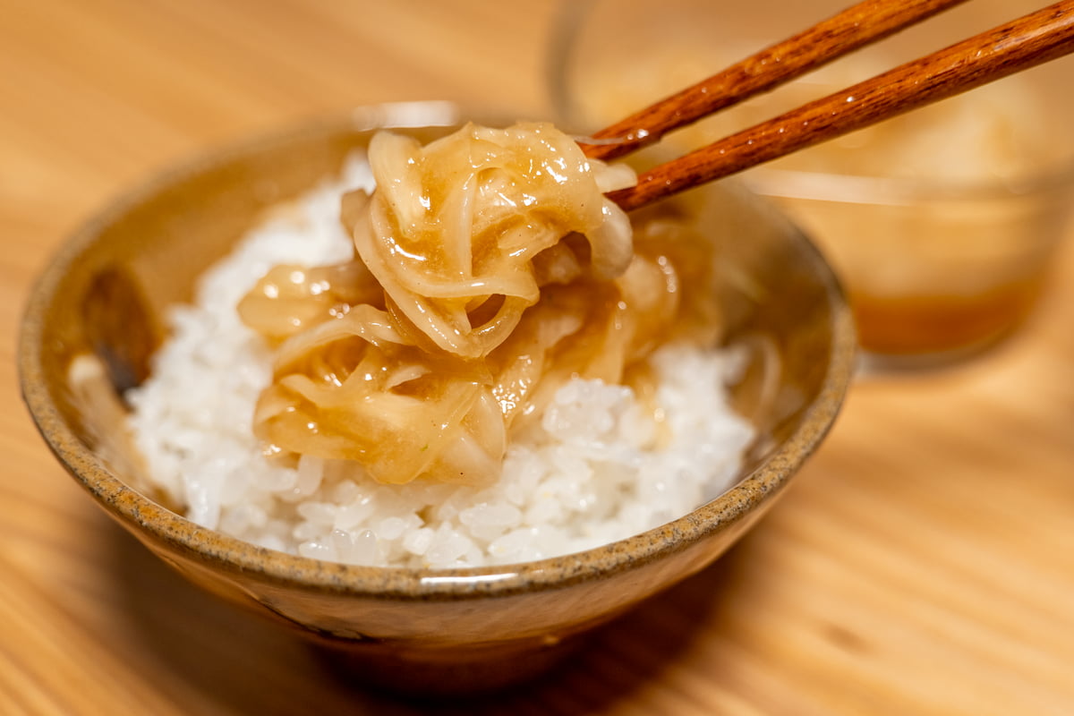 新玉ねぎの旨塩ポン漬け