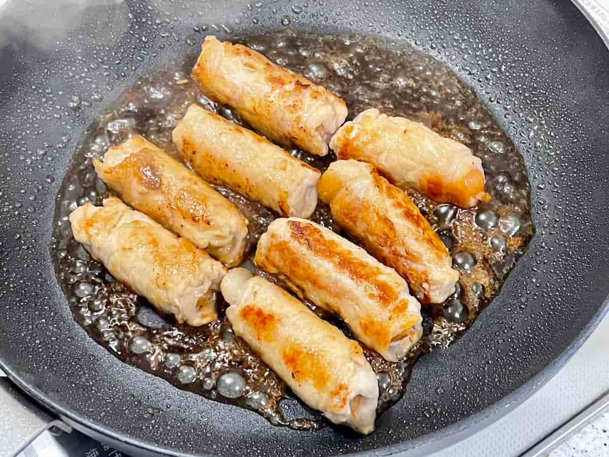 ウインナーの豚肉巻き