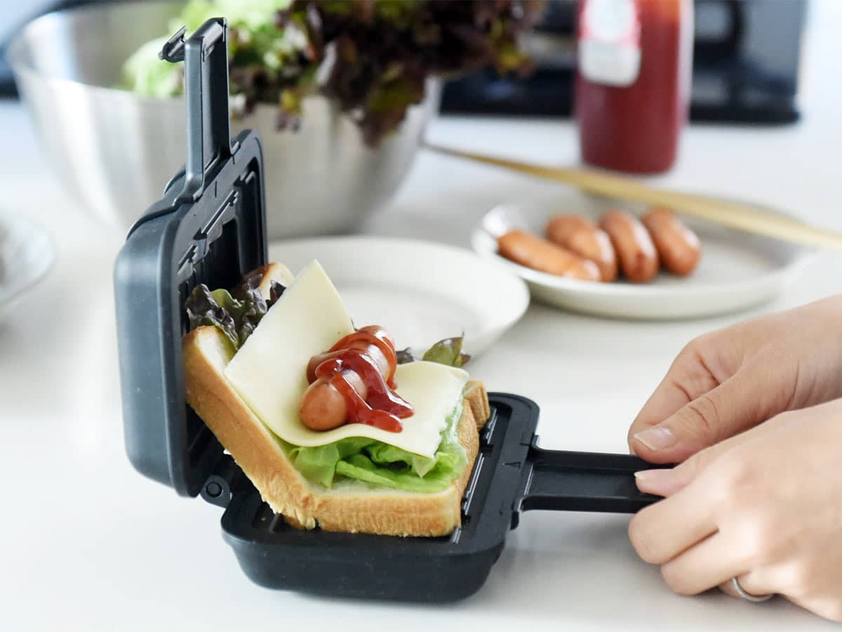 レンジで簡単 ホットサンドメーカー レンジグリル