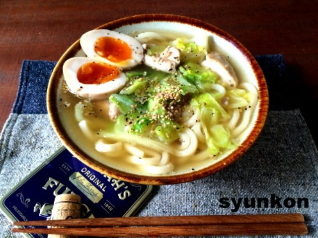 おすすめです！つゆがおいしい「春キャベツと鶏肉の塩うどん」簡単レシピ