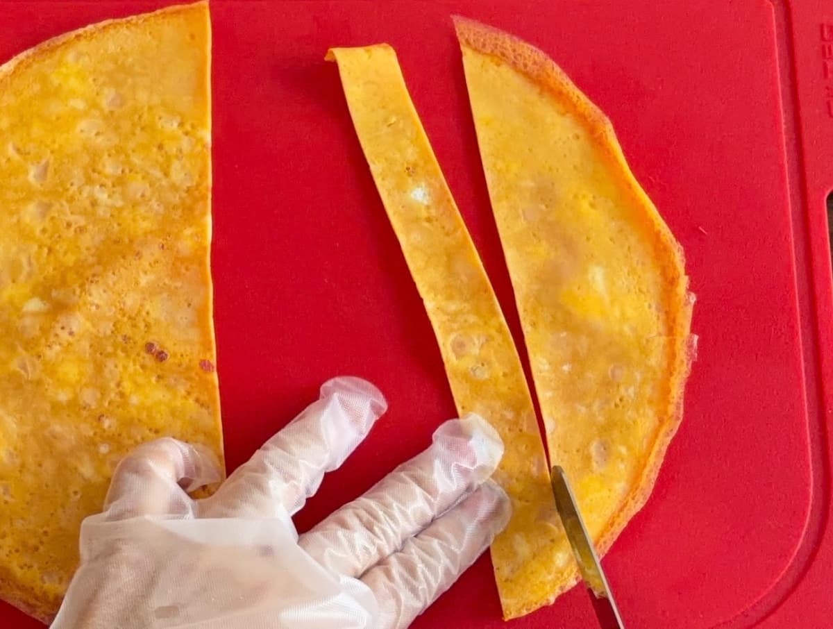 薄焼き卵たんぽぽ