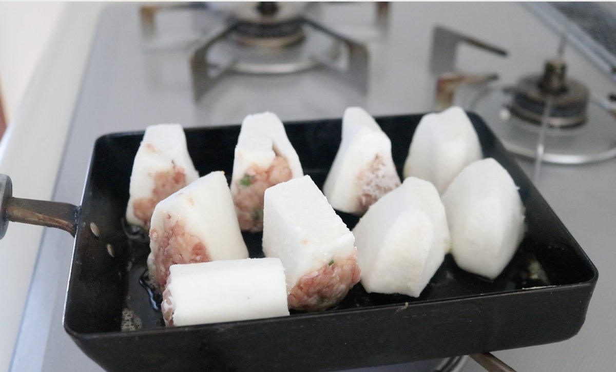 はんぺん肉詰め照り焼き_05