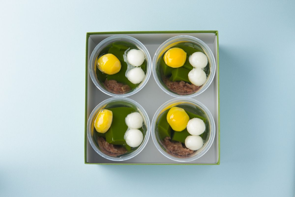 BOXに入った宇治抹茶ゼリー