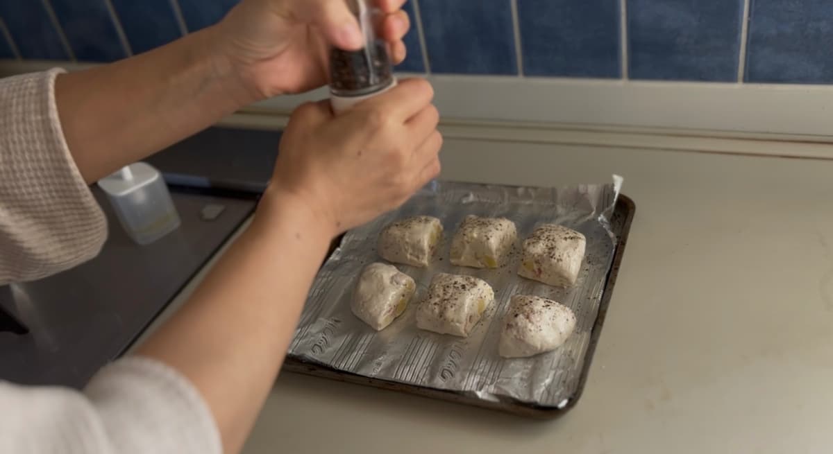 米粉パン,簡単,パン,ポリ袋,トースター,焼きたてパン