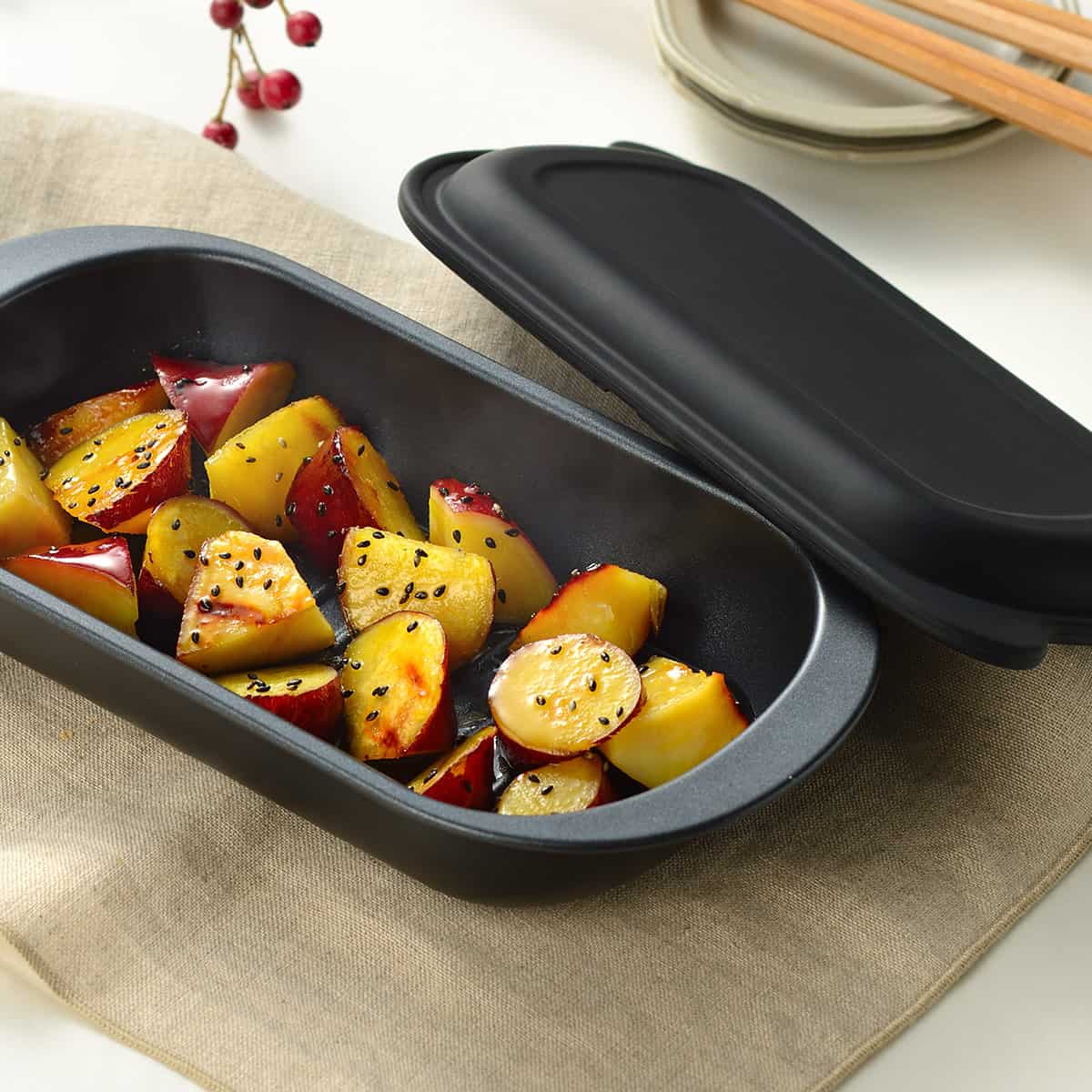 レンジでホクホクの焼き芋 未来型ロースター