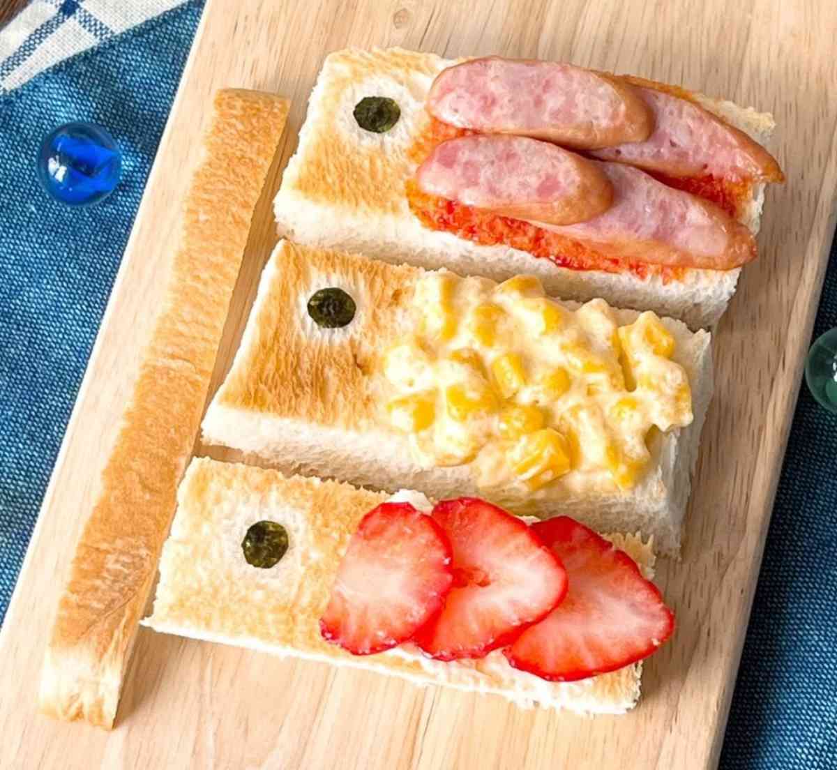 こどもの日に作りたい！かわいい「こいのぼりパン」4選