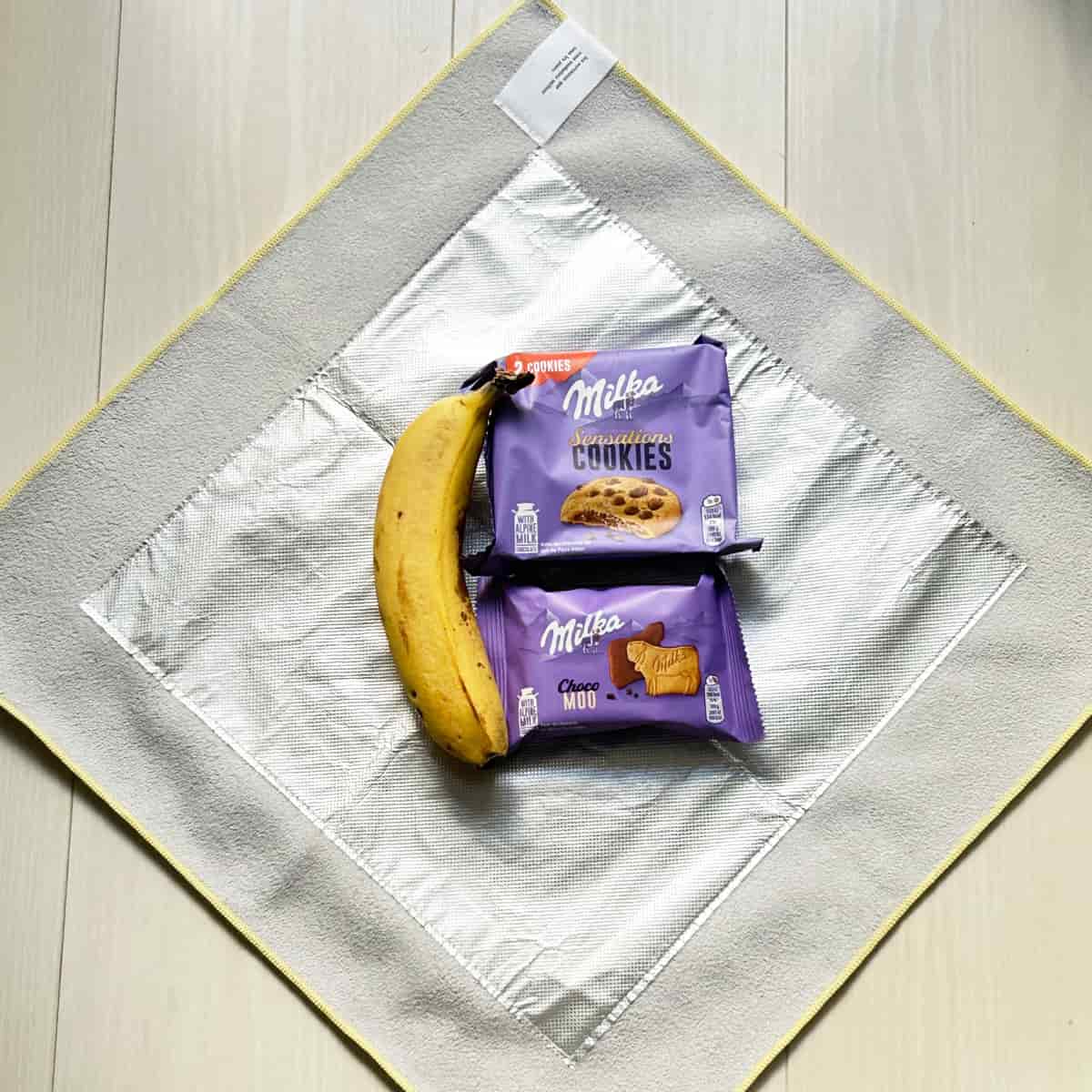 bon moment くっつく 保冷ランチクロス 38×38cm／ボンモマン