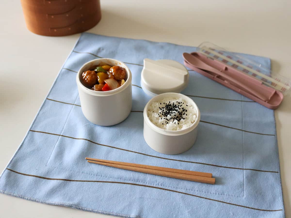 bon moment くっつく 保冷ランチクロス 38×38cm／ボンモマン