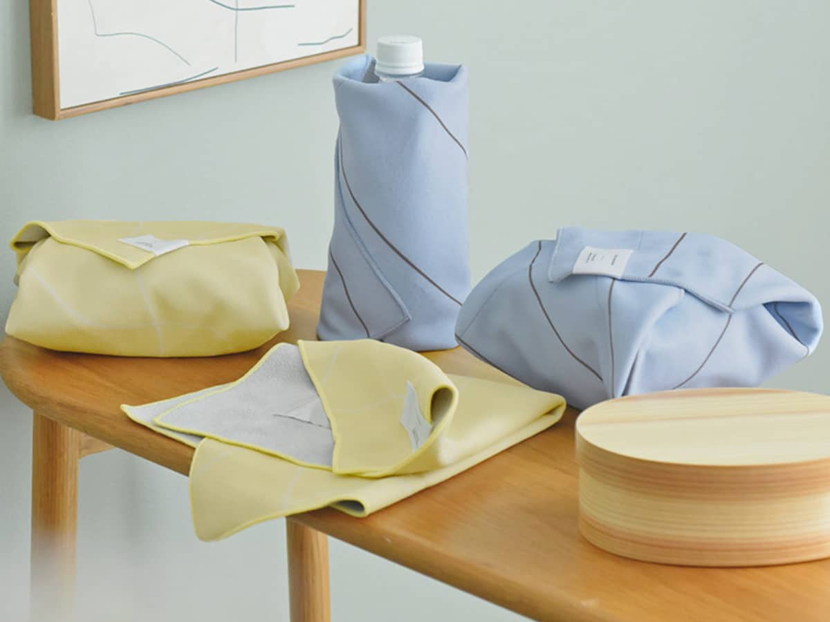 bon moment くっつく 保冷ランチクロス 38×38cm／ボンモマン