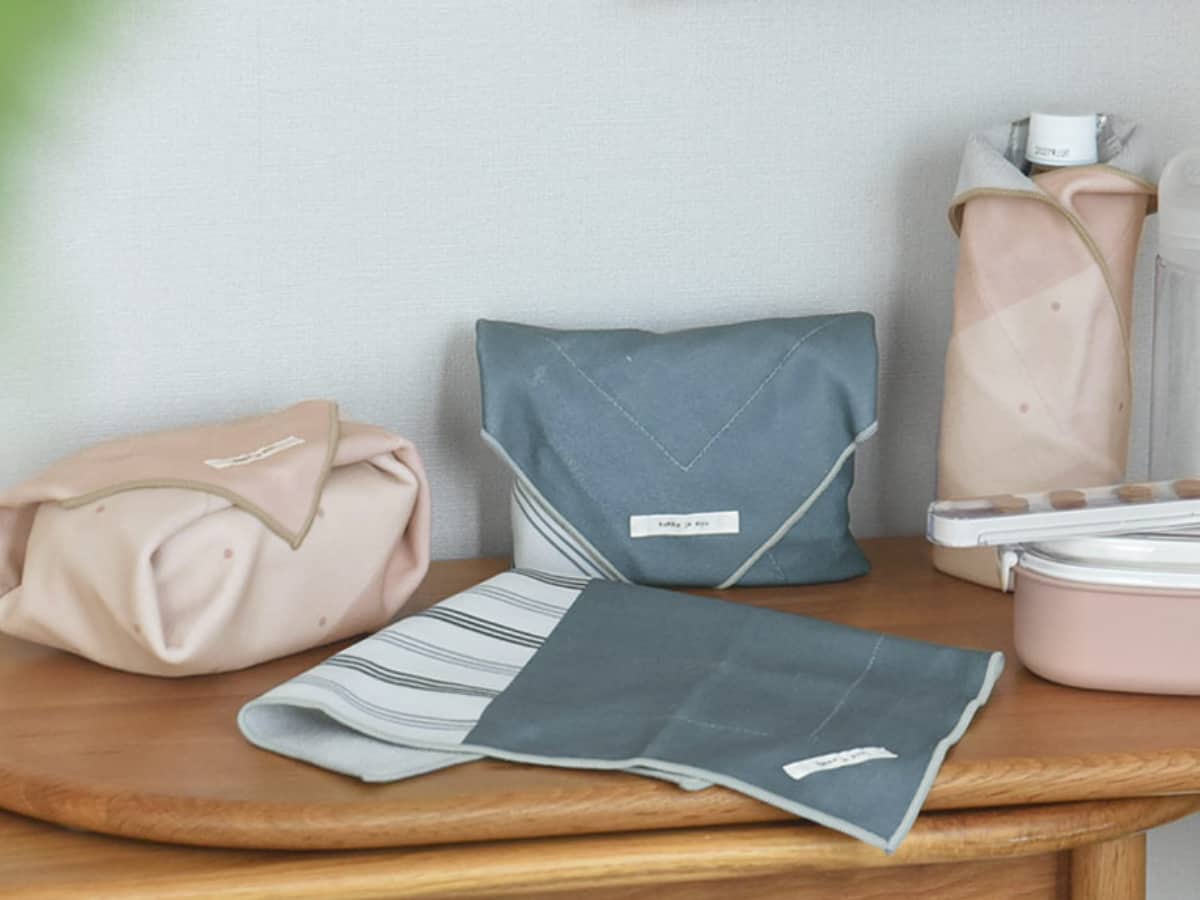 kukka ja puu 北欧カラーの巻くだけランチクロス 38×38cm／クッカヤプー