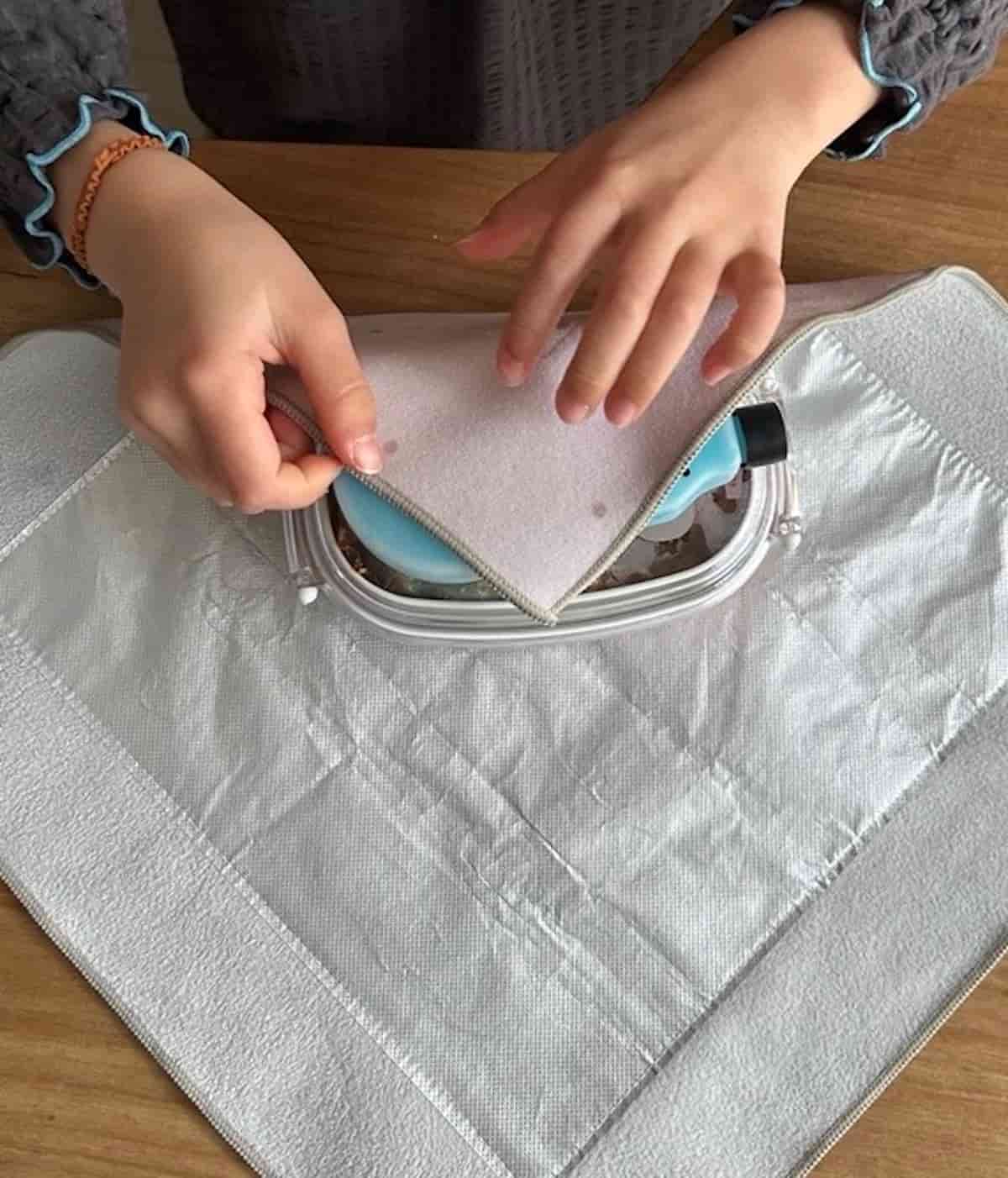 kukka ja puu 北欧カラーの巻くだけランチクロス 38×38cm／クッカヤプー