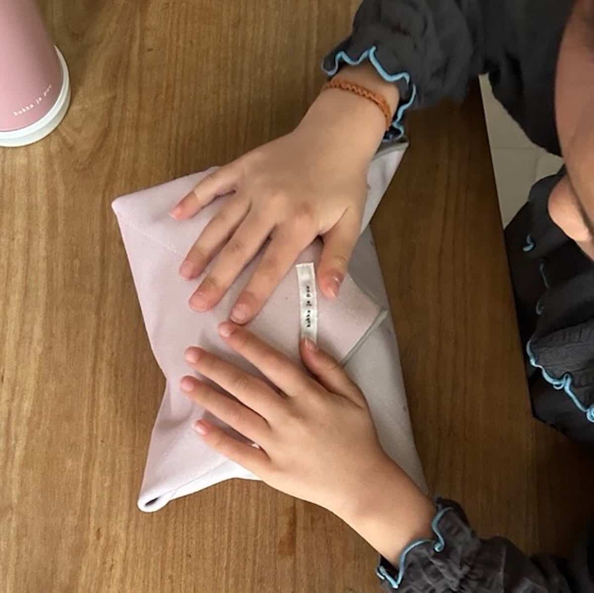 kukka ja puu 北欧カラーの巻くだけランチクロス 38×38cm／クッカヤプー