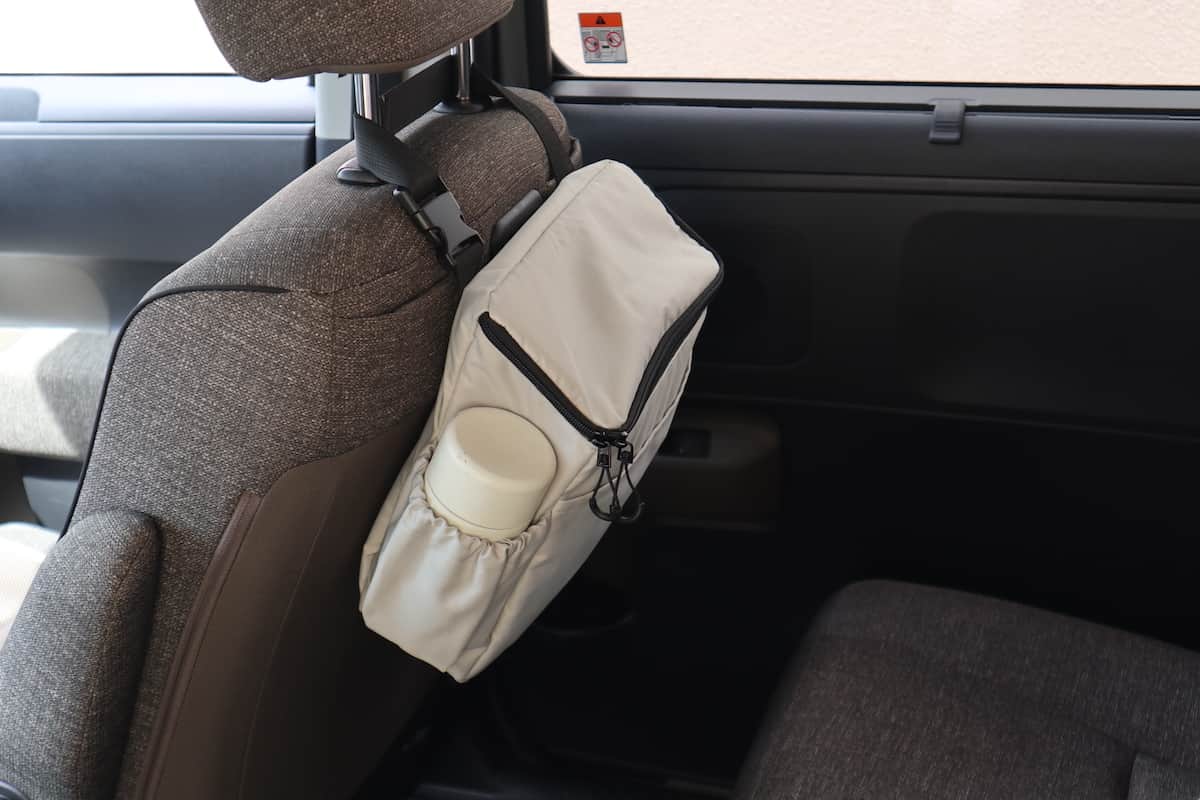 bon moment スリムに置ける 車用 保冷バッグ シートバッグポケット/ボンモマン