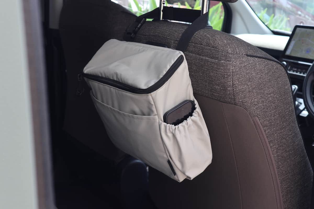 bon moment スリムに置ける 車用 保冷バッグ シートバッグポケット/ボンモマン