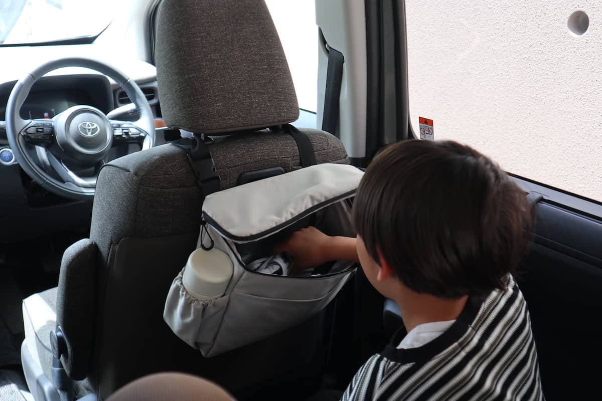 bon moment スリムに置ける 車用 保冷バッグ シートバッグポケット/ボンモマン