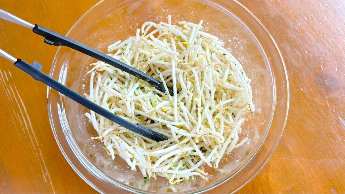 カリカリ!もやしの海苔チー焼き