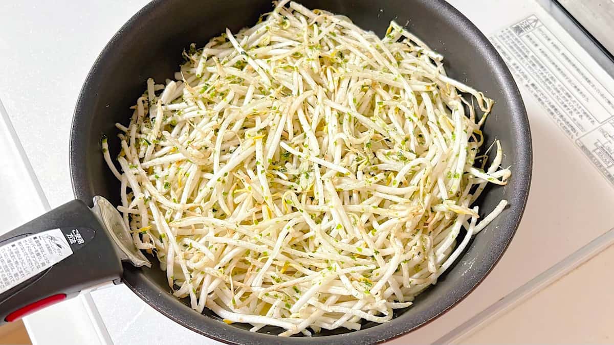 カリカリ!もやしの海苔チー焼き