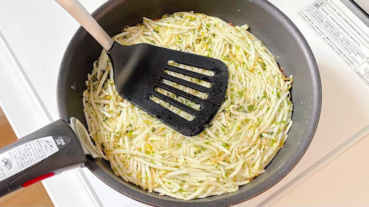 カリカリ!もやしの海苔チー焼き