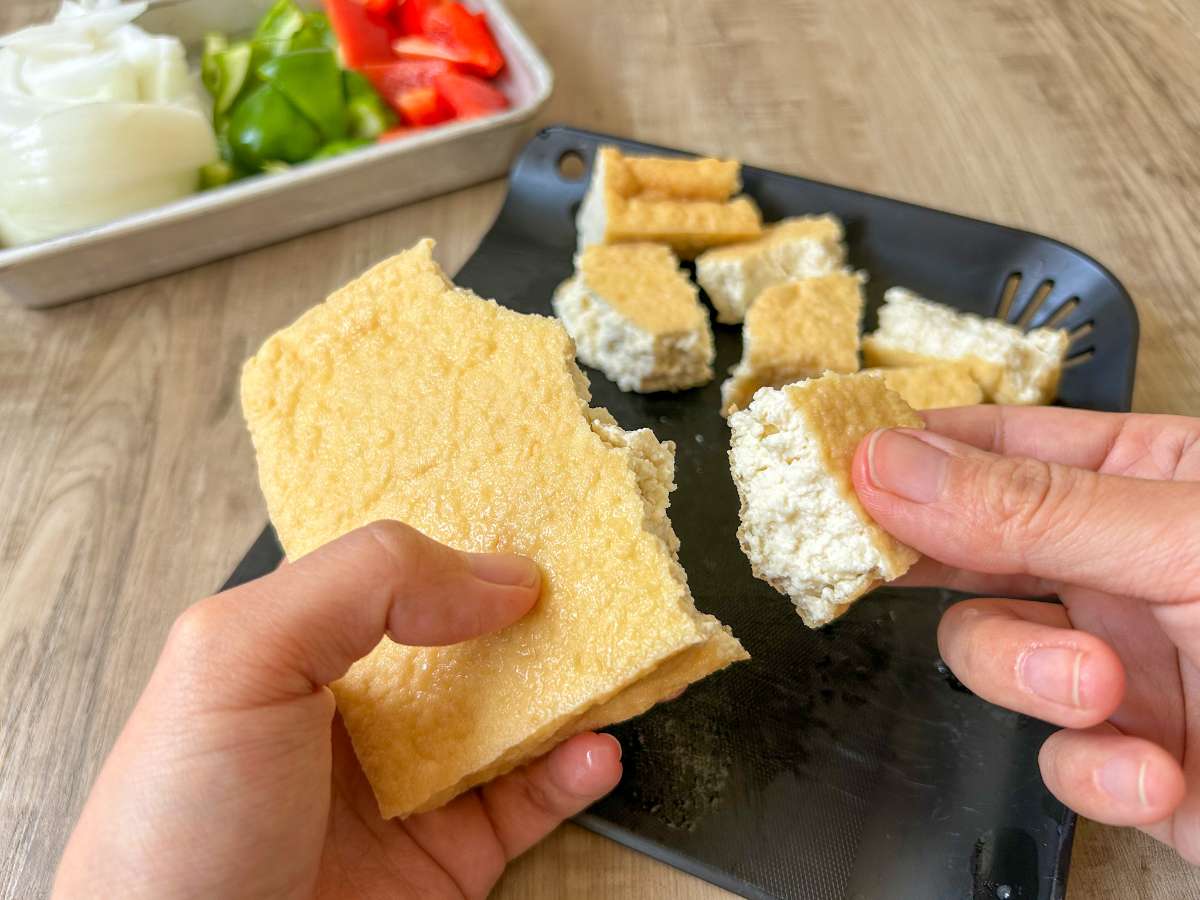 「厚揚げで作る!酢豚風」レシピ