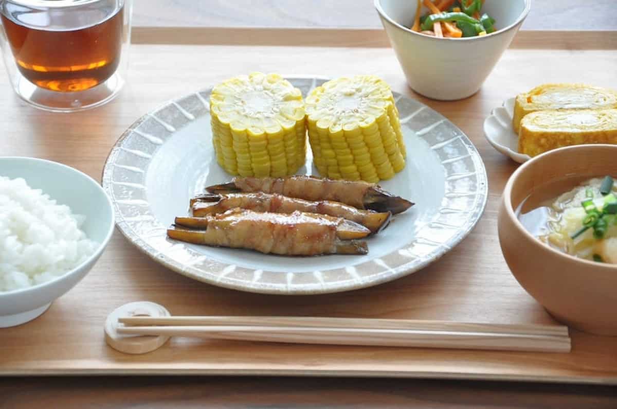 武田真由美さん なす×豚肉おかず なすの肉巻き