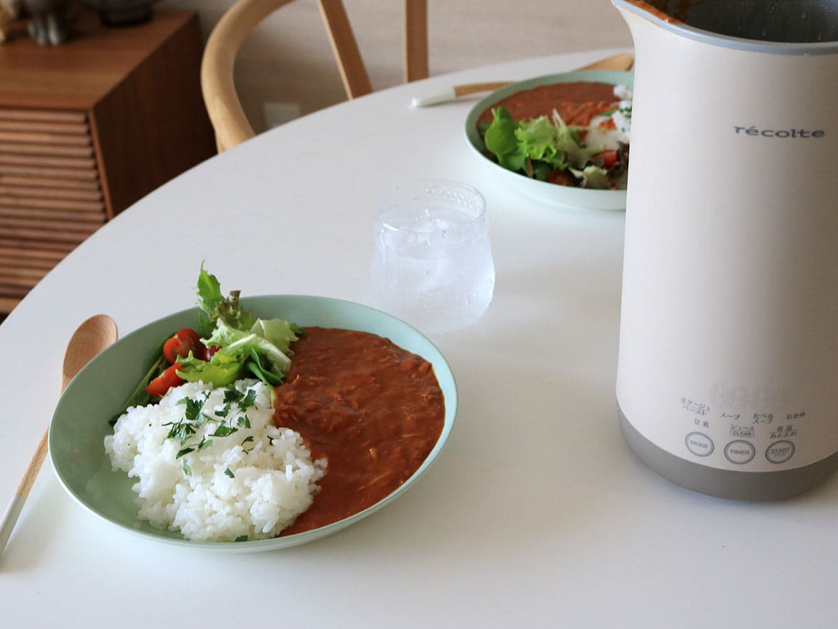 ほったらかしでスープも作れる 自動調理ポット ラージ 800ml／レコルト recolte