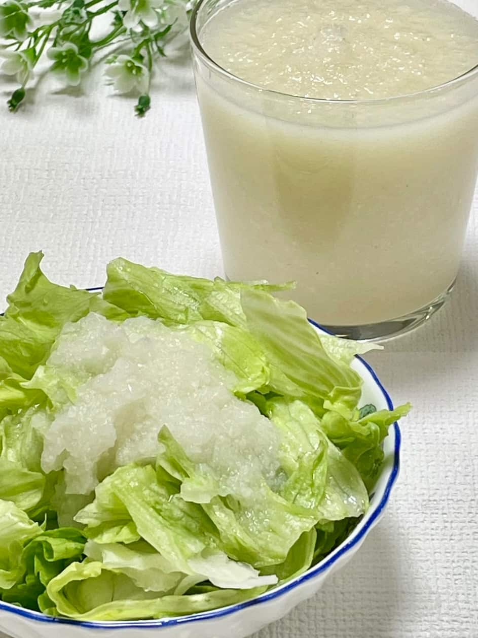 新玉ねぎの塩麹ドレッシング