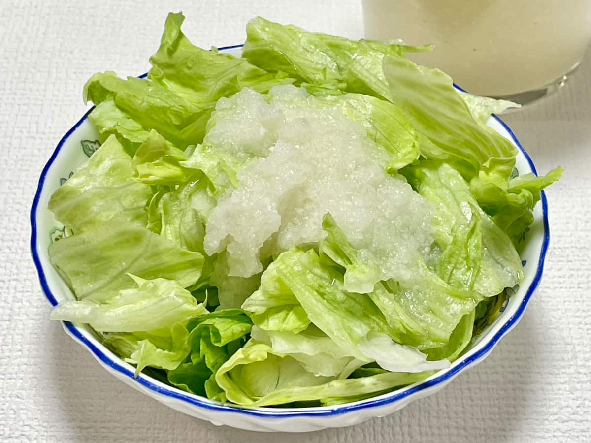 新玉ねぎの塩麹ドレッシング
