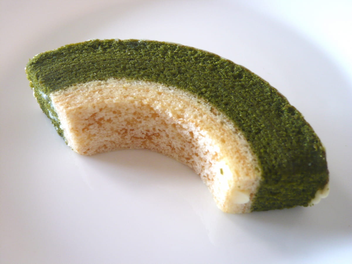 濃い宇治抹茶のバウムクーヘン2