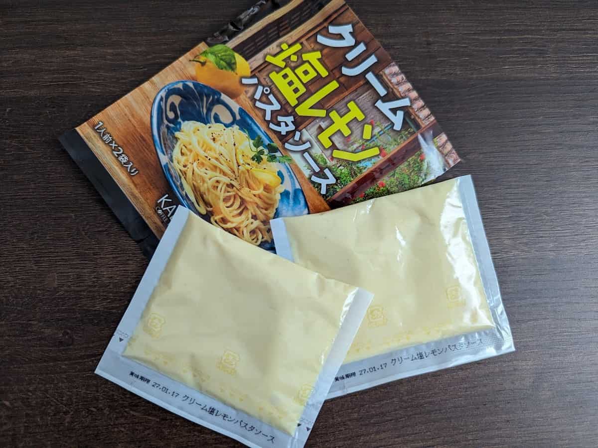 カルディコーヒーファーム クリーム塩レモンパスタソース