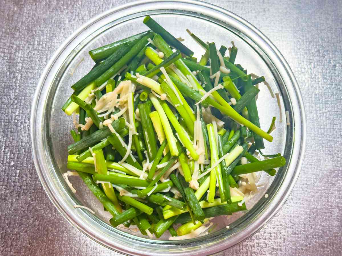 「ねぎえのき」レシピ