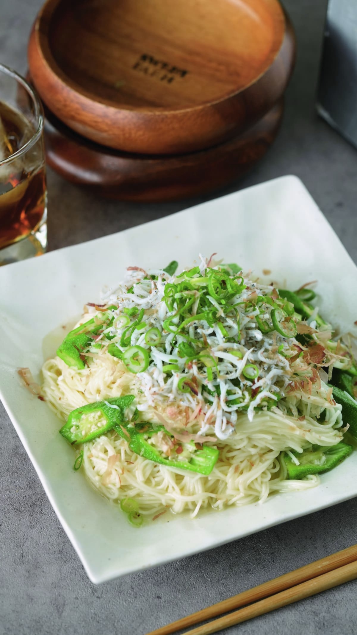 しらすわさびそうめん