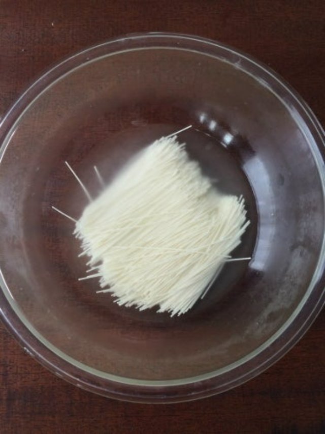 レンジでそうめん