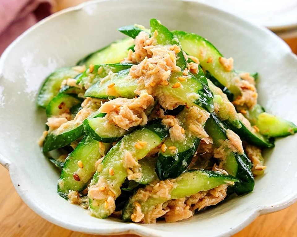 和えるだけで簡単！「きゅうりとツナの副菜」レシピ