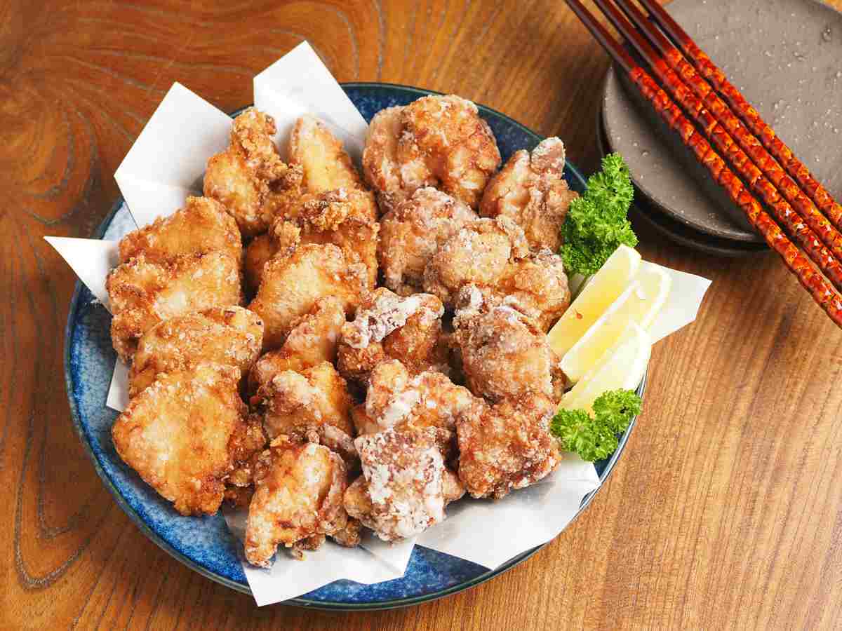 鶏もも肉と鶏むね肉の竜田揚げ