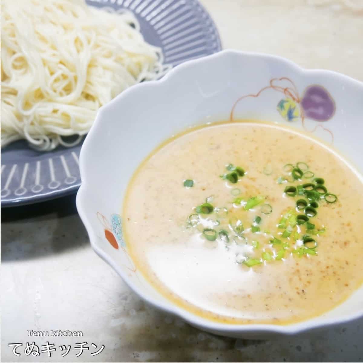 てぬキッチンさん×そうめんつけだれアレンジ(混ぜるだけ)ごまドレそうめん