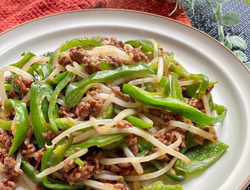 ほろ苦と旨味にやみつき♪「ピーマン×ひき肉」おかず